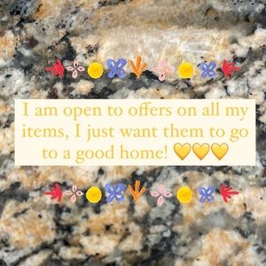 Open to offers 💛💛💛